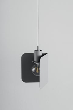 Corner Big Grey Pendant Lamp by +kouple