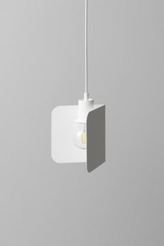 Corner Big White Pendant Lamp by +kouple