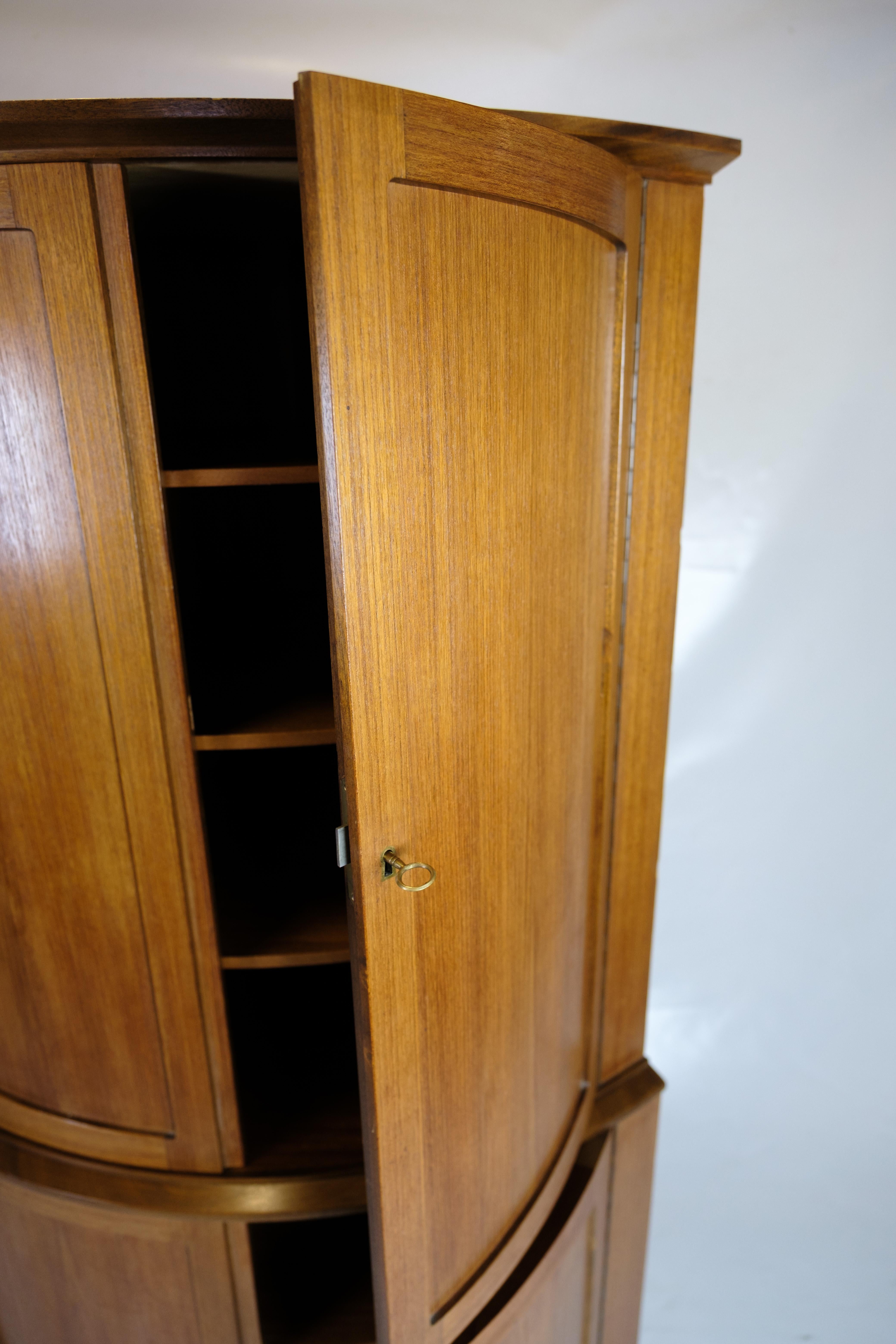Corner Cabinet In Teak, Danish Design For Peterson Furniture From 1960s For Sale 5