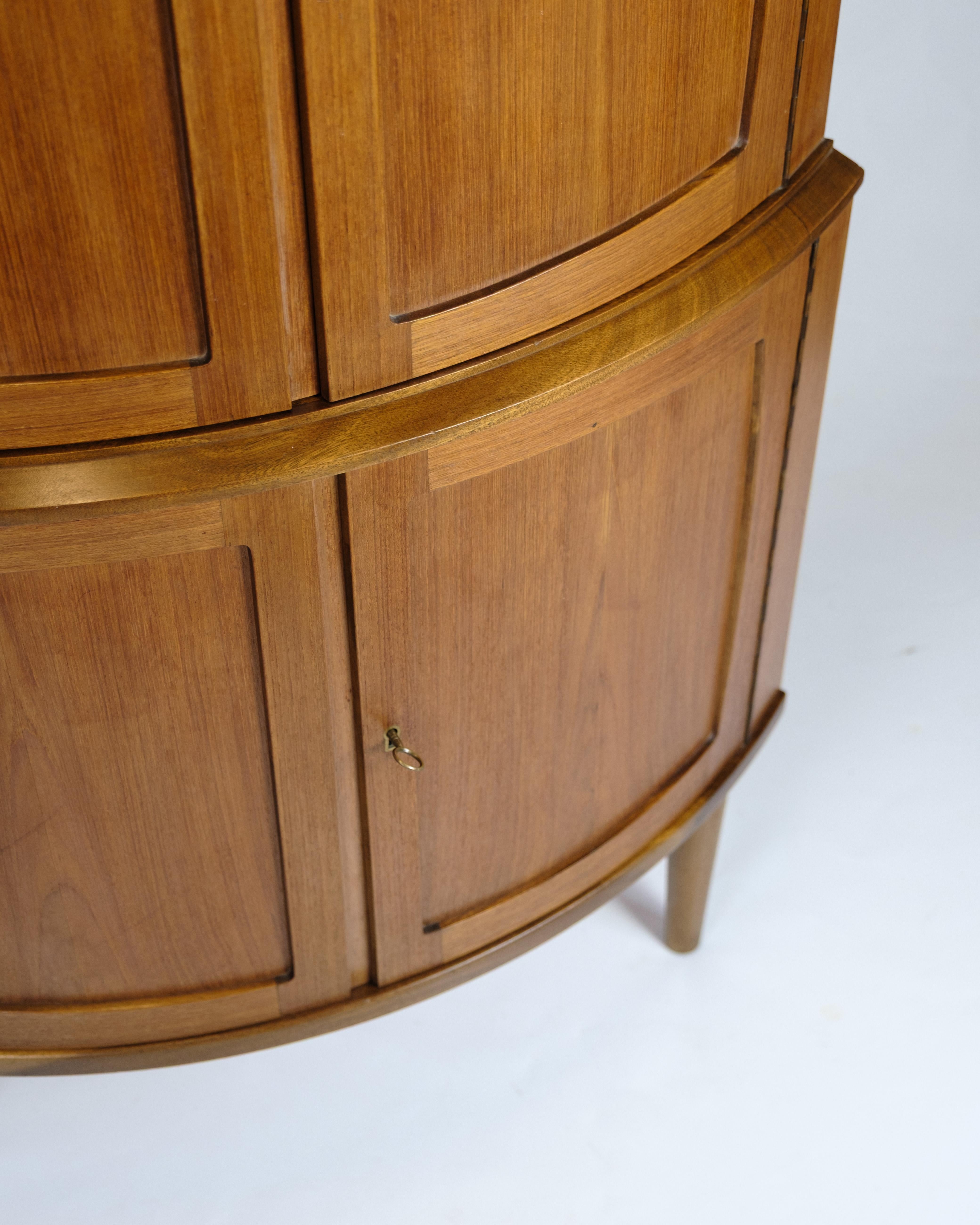 Corner Cabinet In Teak, Danish Design For Peterson Furniture From 1960s For Sale 6