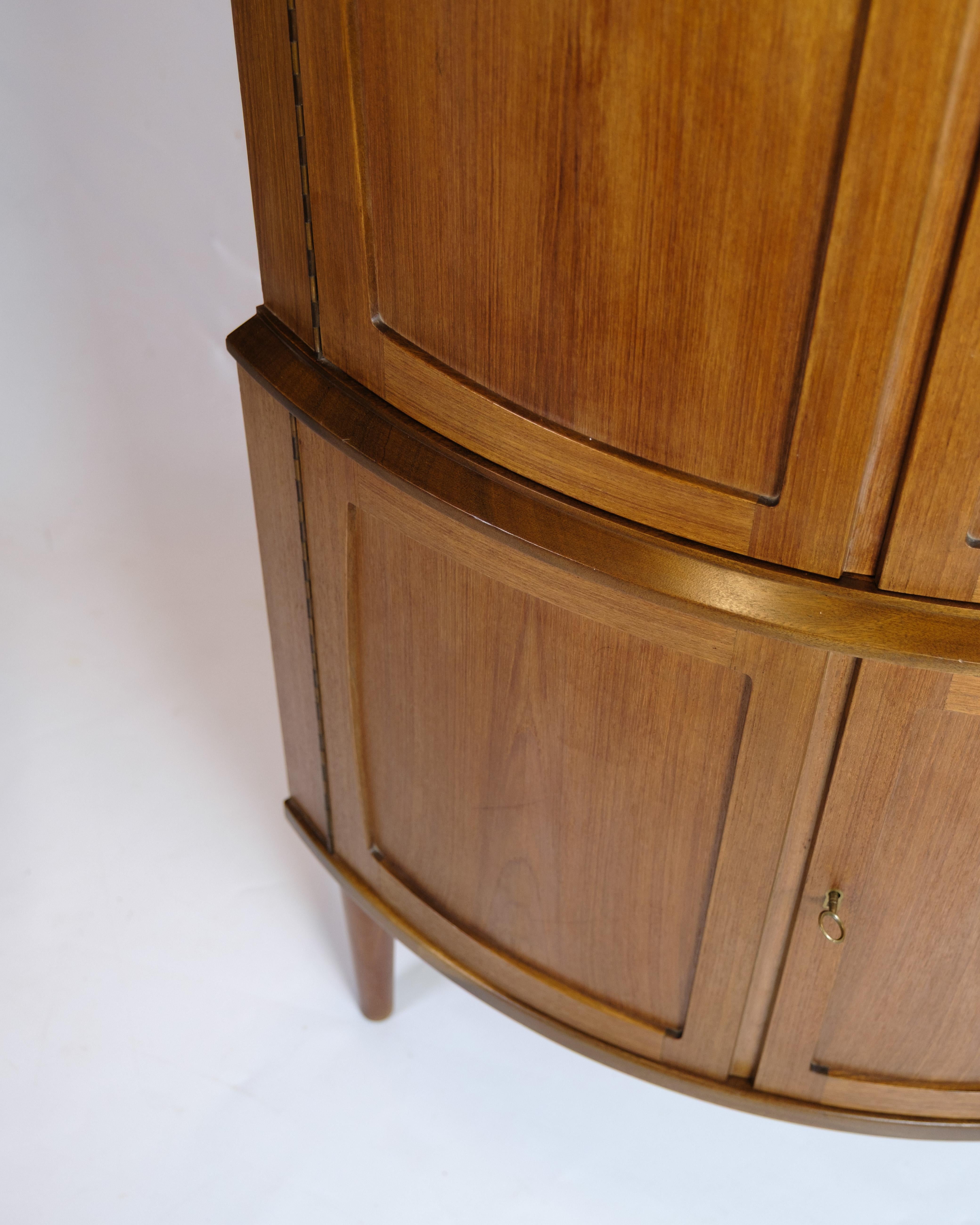 Corner Cabinet In Teak, Danish Design For Peterson Furniture From 1960s For Sale 7