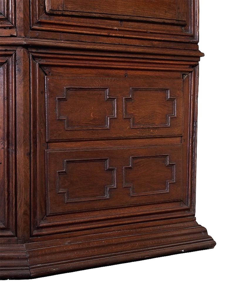 Eckschrank, Louis XIV.-Stil, 18. Jahrhundert (Holz) im Angebot