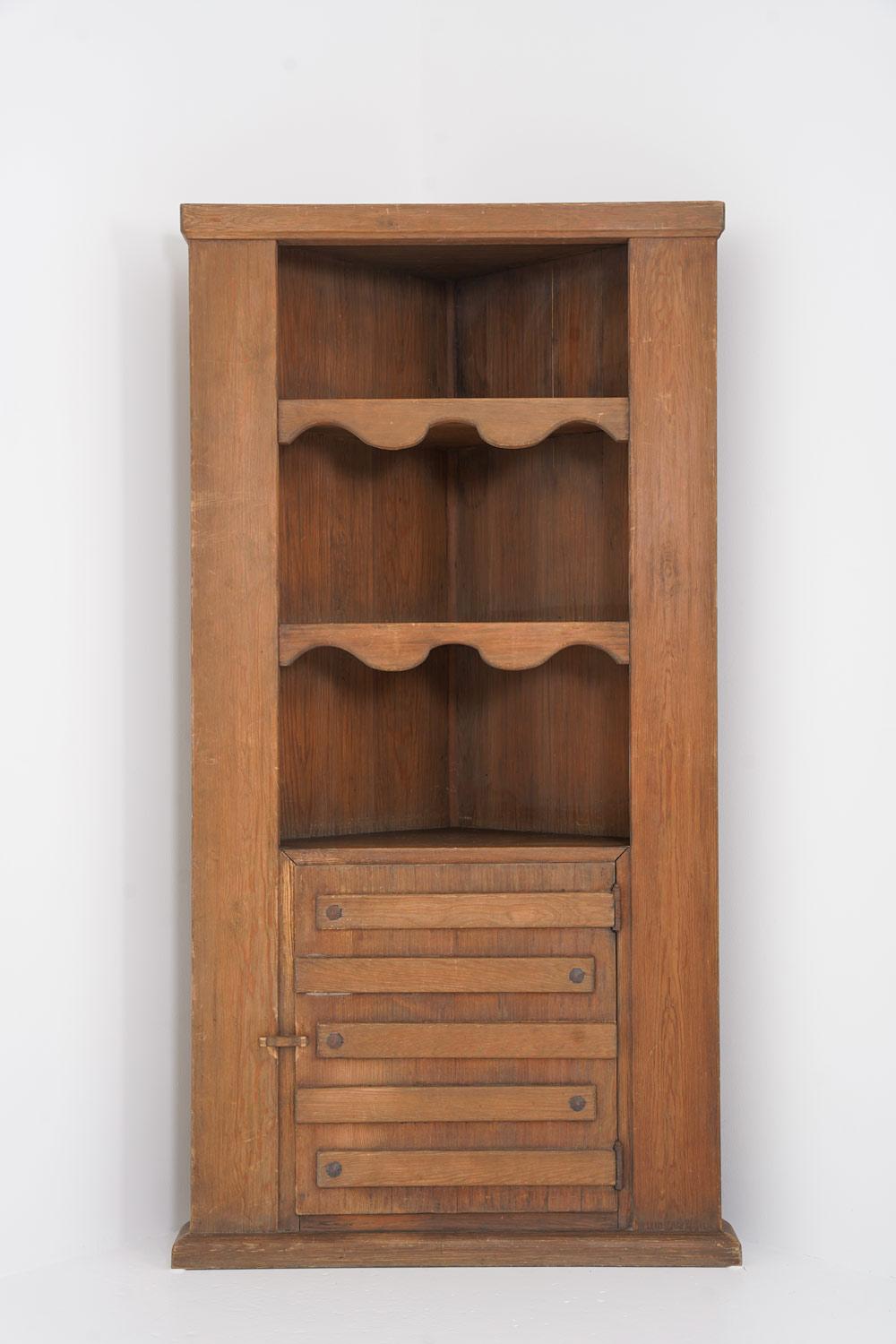 Scandinavian Modern Corner Cabinet Model 