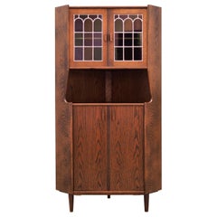 Used Corner Cabinet Oak, Danish Design, 1960s