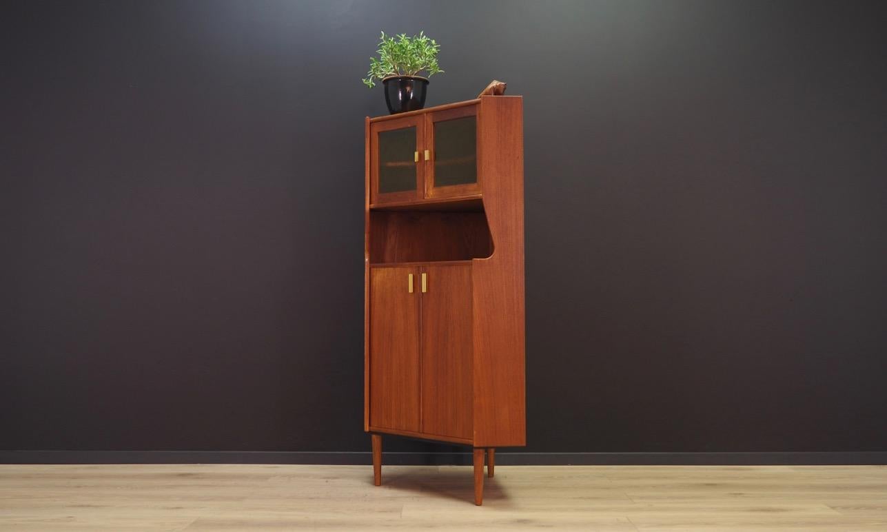 Veneer Corner Cabinet Teak 1960-1970 Danish Design