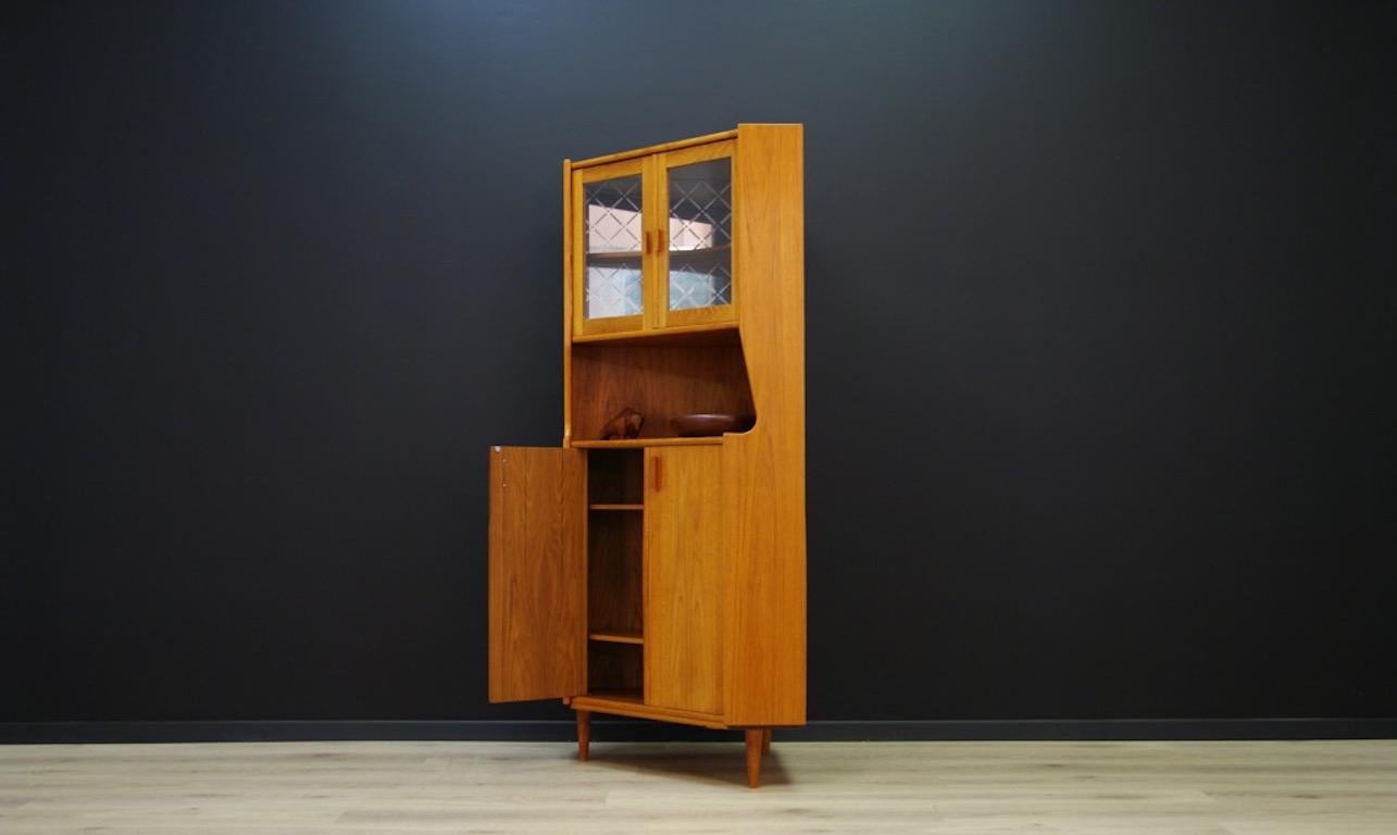 Corner Cabinet Teak Danish Design Vintage, 1960s For Sale 1