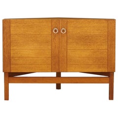 Corner Cabinet Teak Vintage, 1960-1970