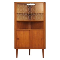 Corner Cabinet Vintage Danish Design Teak, 1970s