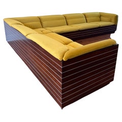 Corner Casement Sofa by Giovanni Offredi for Saporiti