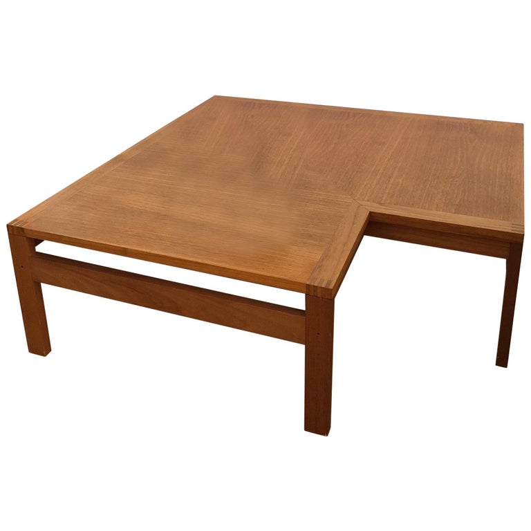 Corner Coffee Table By Gjerløv Knudsen And Torben Lind For France Son