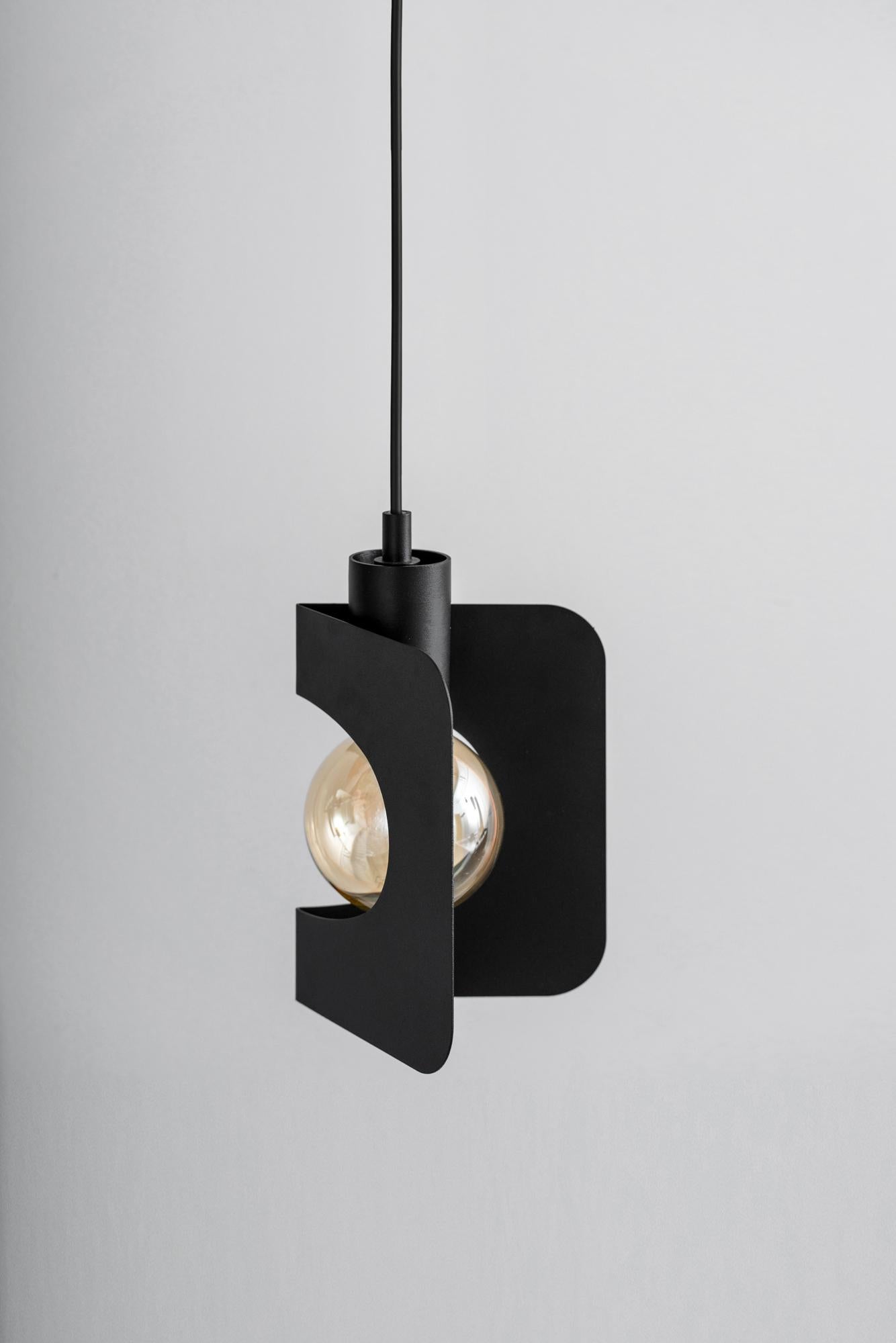 Acciaio Lampada a sospensione Corner Globe Grey di +kouple in vendita