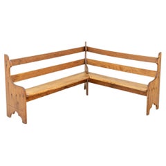Used Mixed Wood Children’s L Shaped Corner Bench