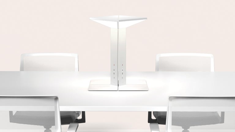 Modern Corner Light with Base by Pablo Designs For Sale