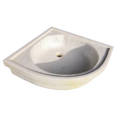 Used Corner Marble Stone Sink Basin