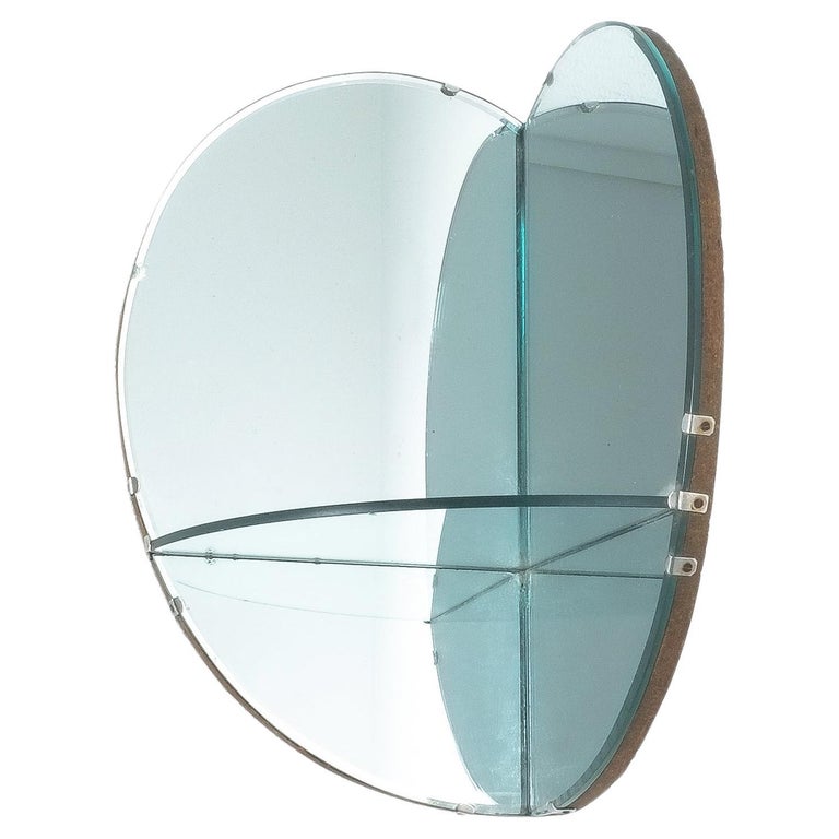 Corner Mirror Shelf Art Deco, France at 1stDibs mirrored corner shelf
