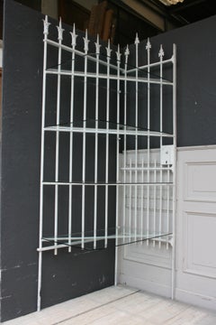 Corner Shelf Made of Old Fence Parts