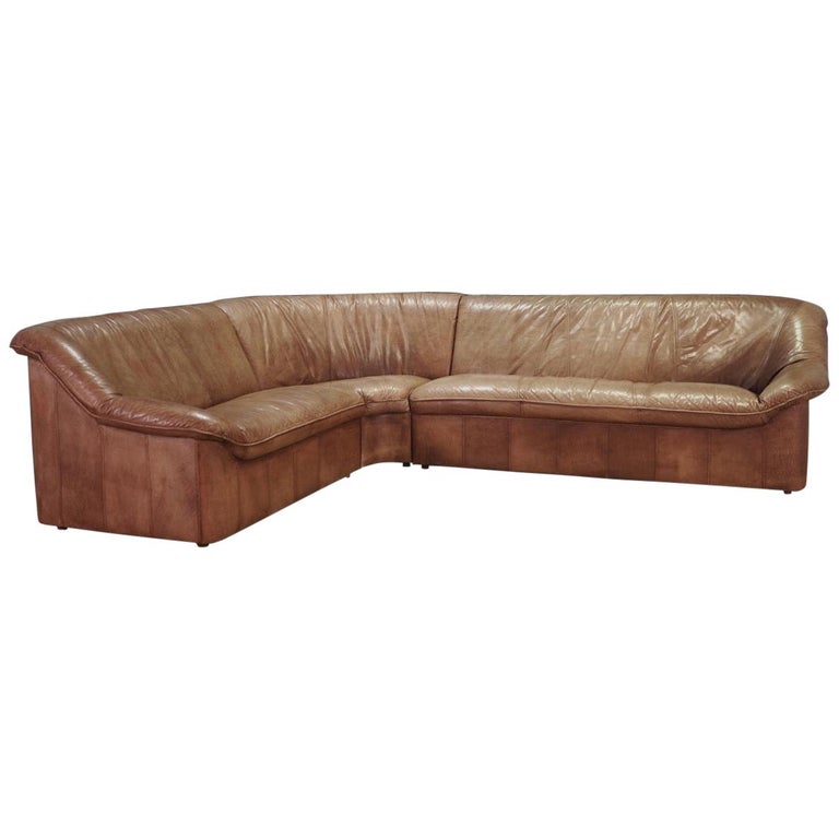 Corner Sofa 1960 1970 Vintage Leather For At 1stdibs Corner Sofa 1960 1970 Vintage Leather