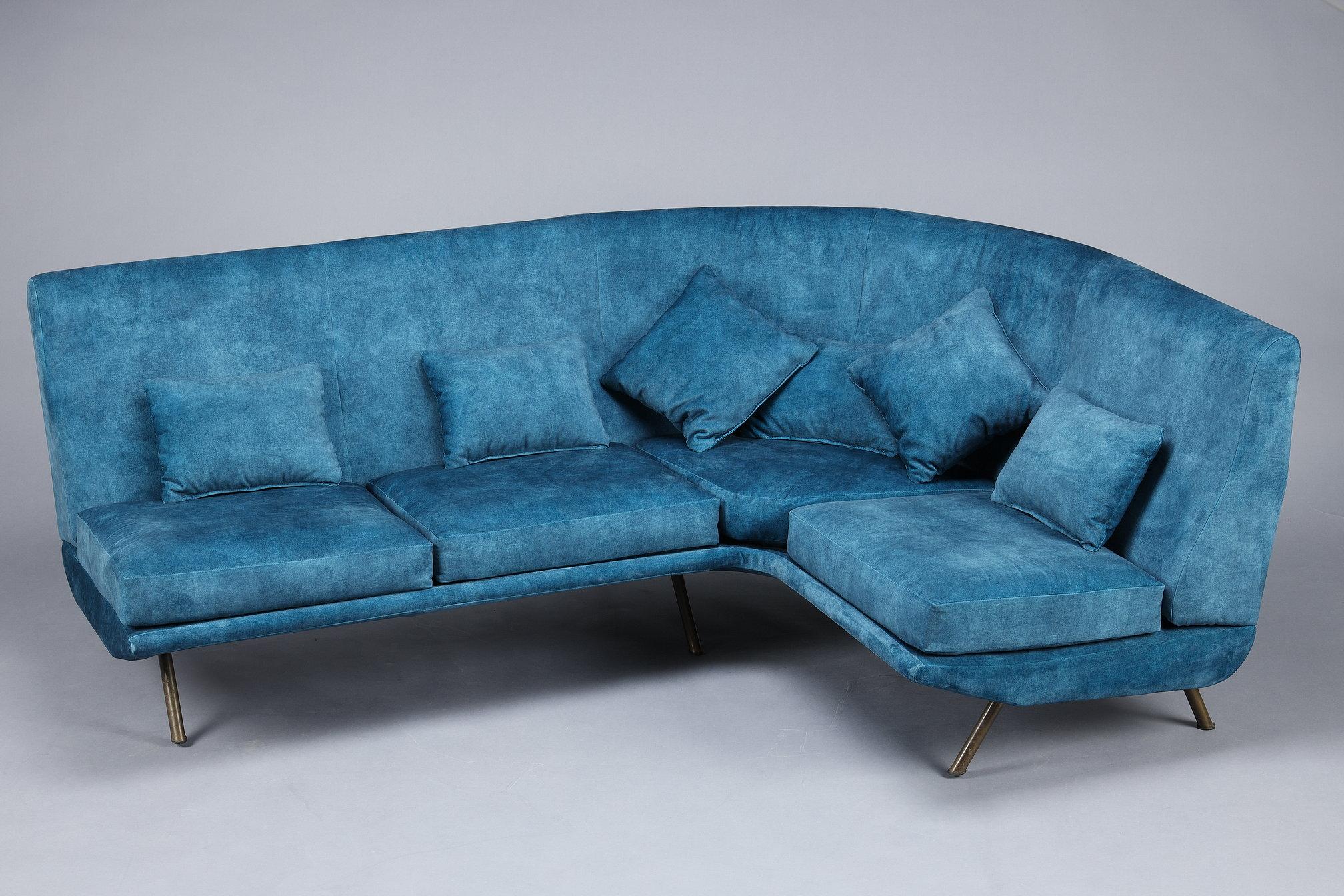 Mid-20th Century Corner sofa by Marco Zanuso (1916-2001), published by Arflex For Sale