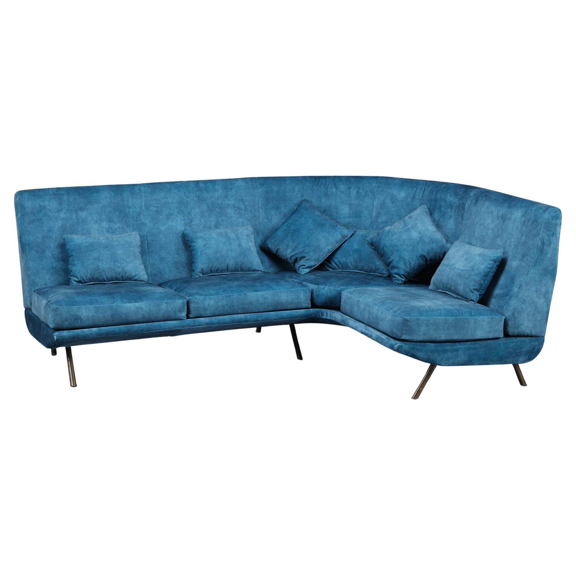 Corner sofa by Marco Zanuso (1916-2001), published by Arflex For Sale