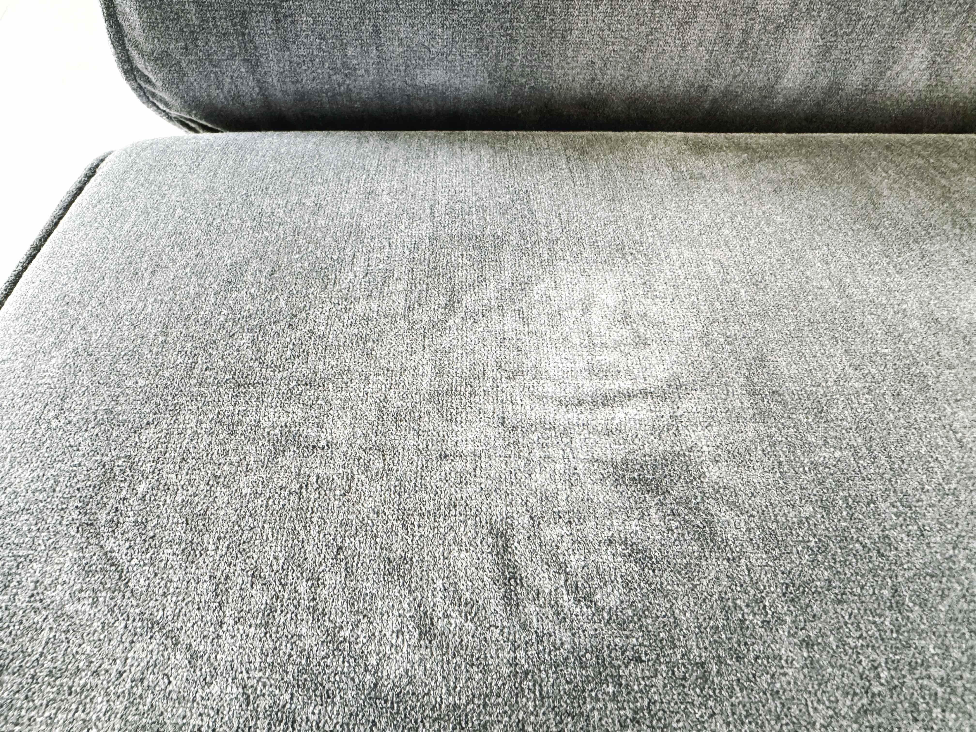 Canapé d'angle Couch COR Kelp tissu ( velours) cuir gris blanc design en vente 8