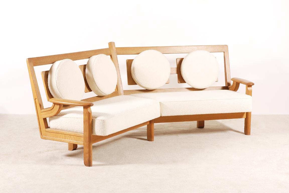 Mid-Century Modern Corner Sofa model 