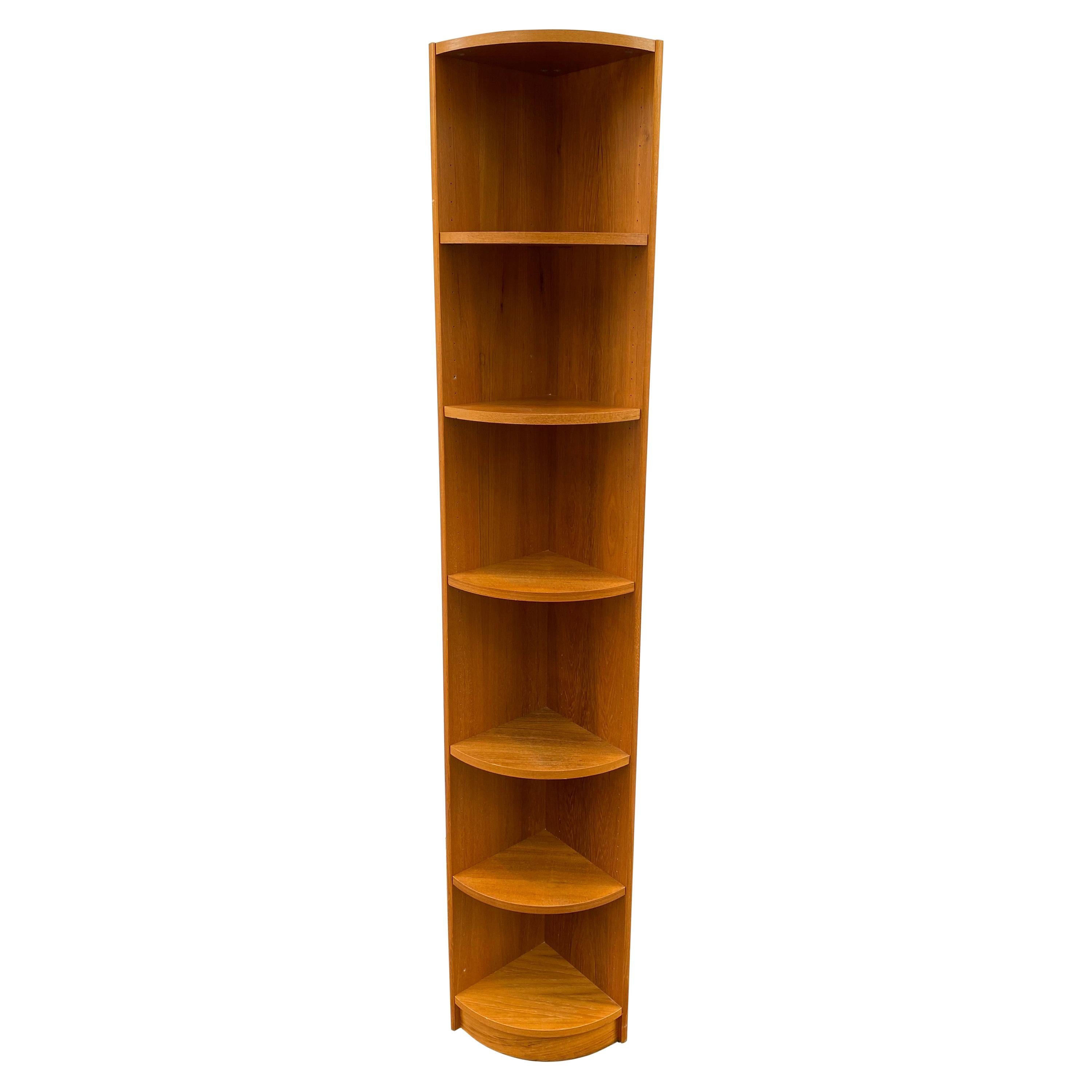 Corner Teak Shelf