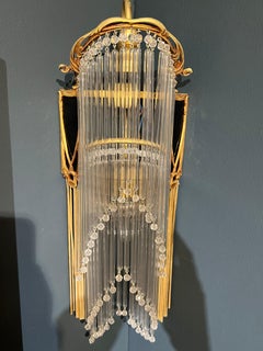 Eck-Wandleuchte im Art nouveau-Stil von Hector Guimard