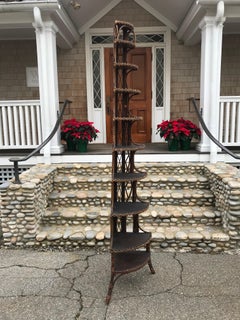 Corner Whatnot Shelf