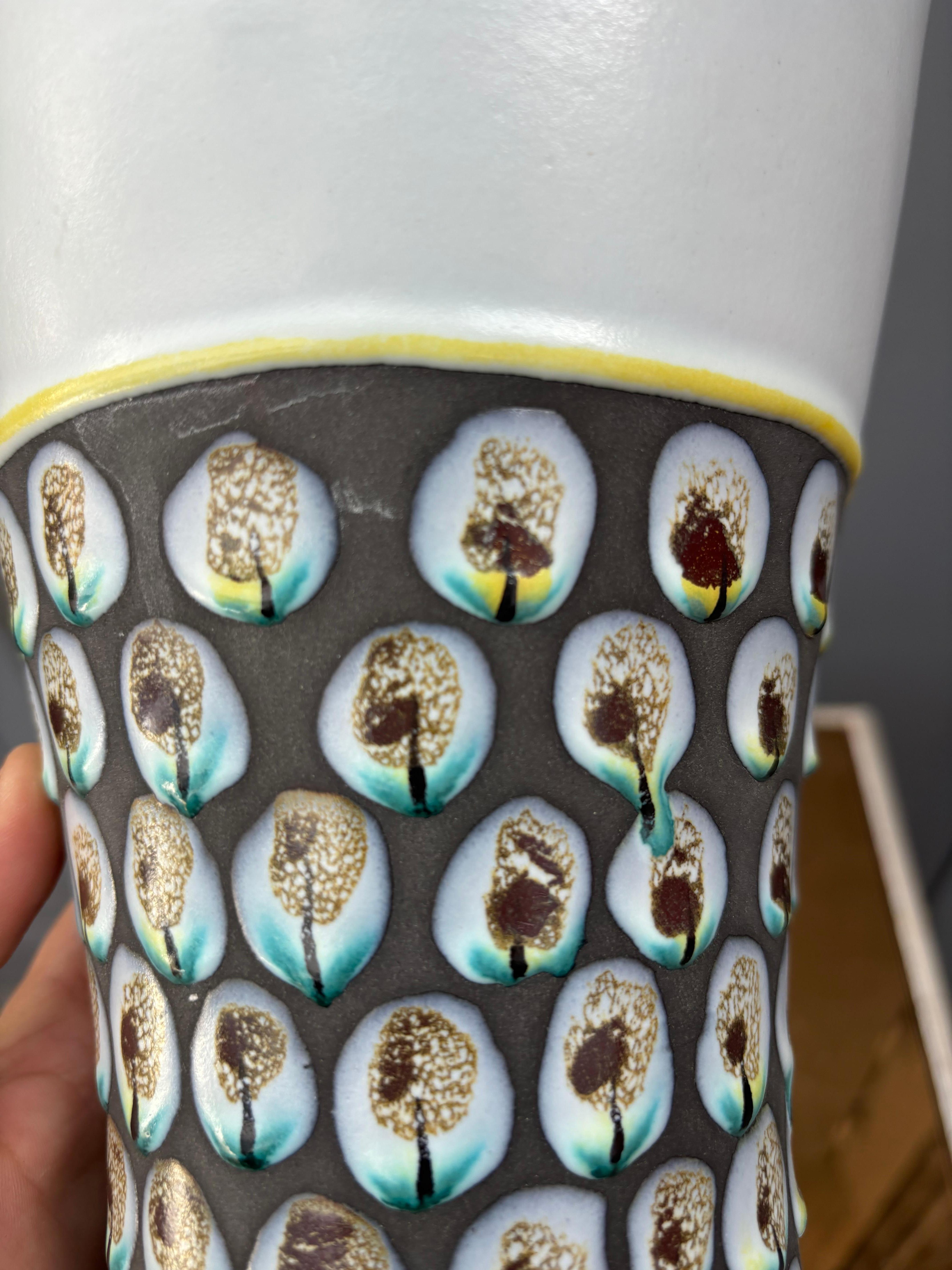 Cornet vase by Roger Capron For Sale 4