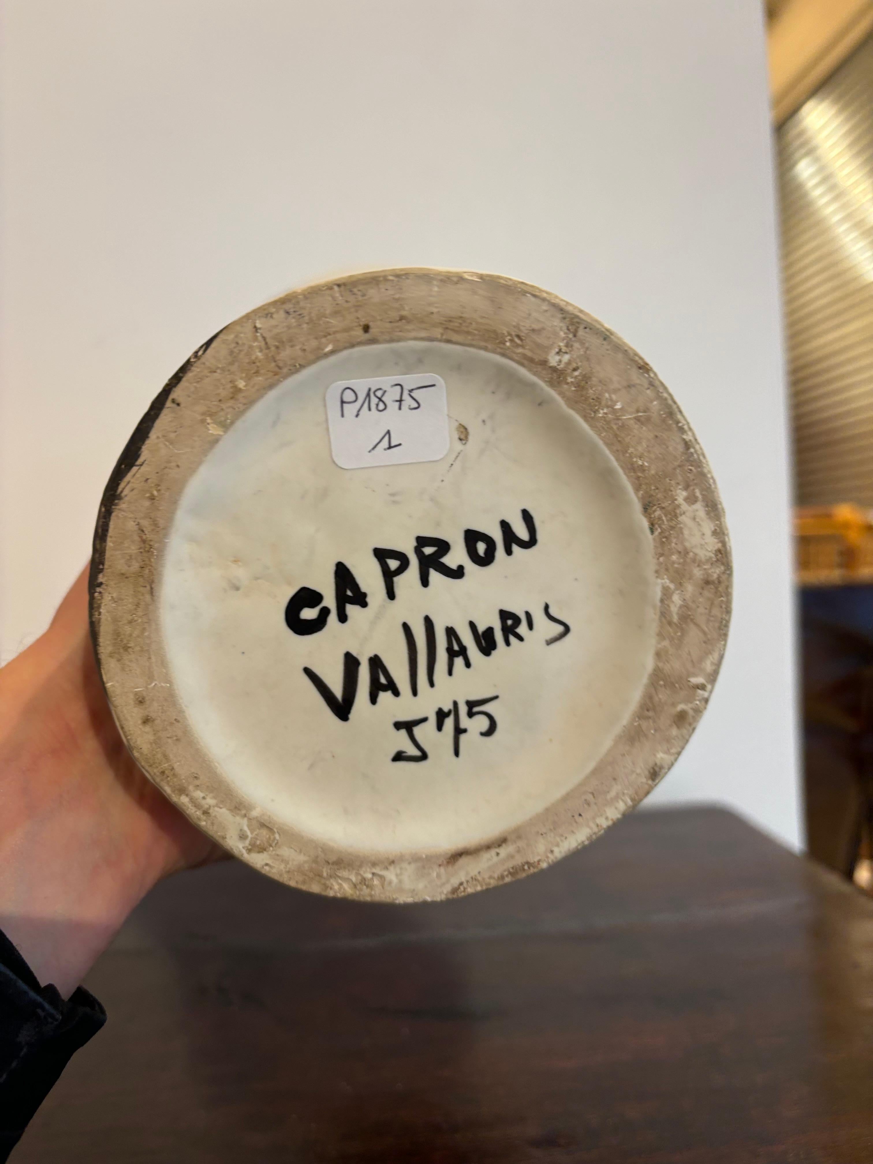 Cornet vase by Roger Capron en vente 5