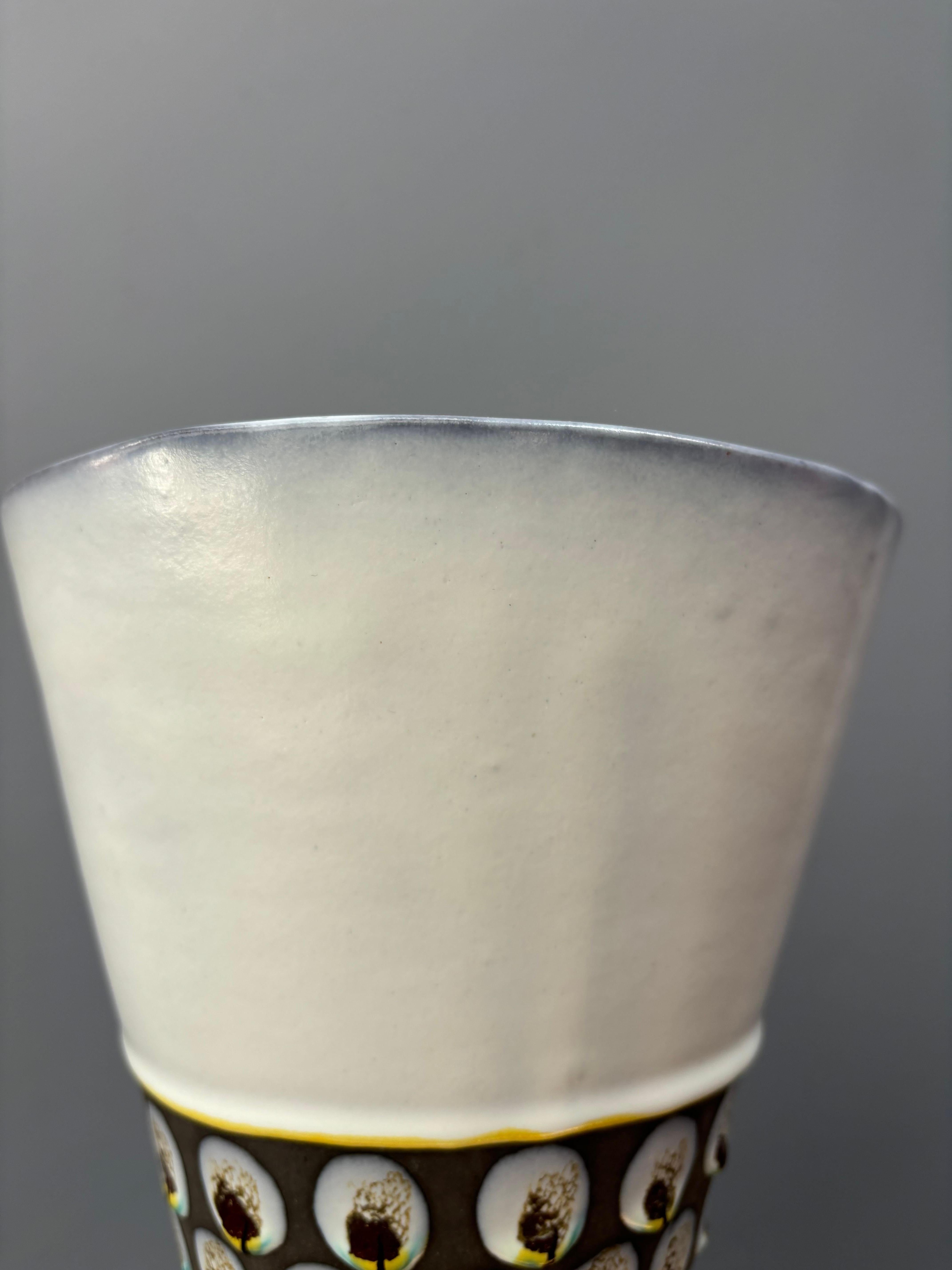 Cornet vase by Roger Capron For Sale 8