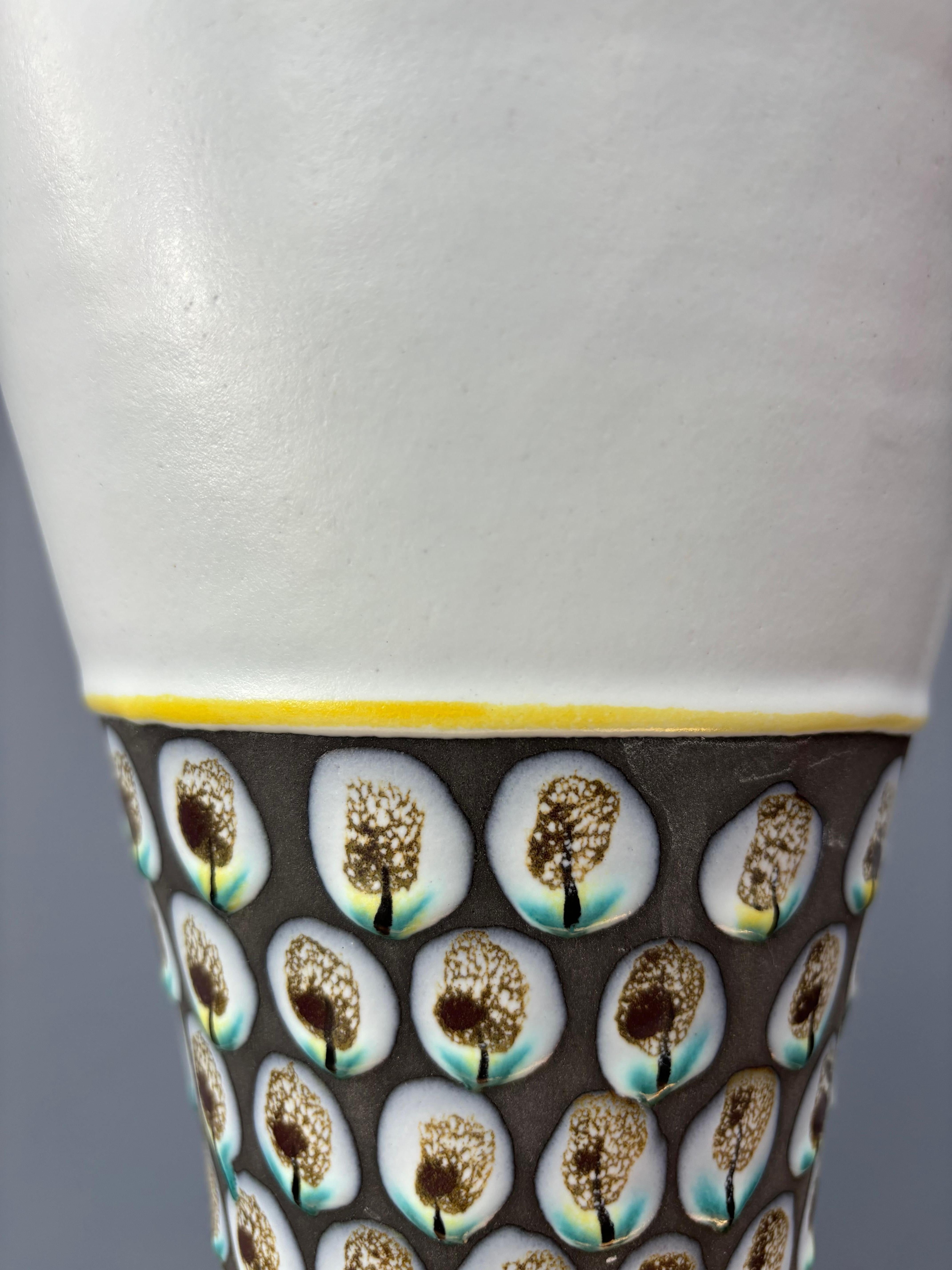 Cornet vase by Roger Capron In Good Condition For Sale In SAINT-OUEN-SUR-SEINE, FR