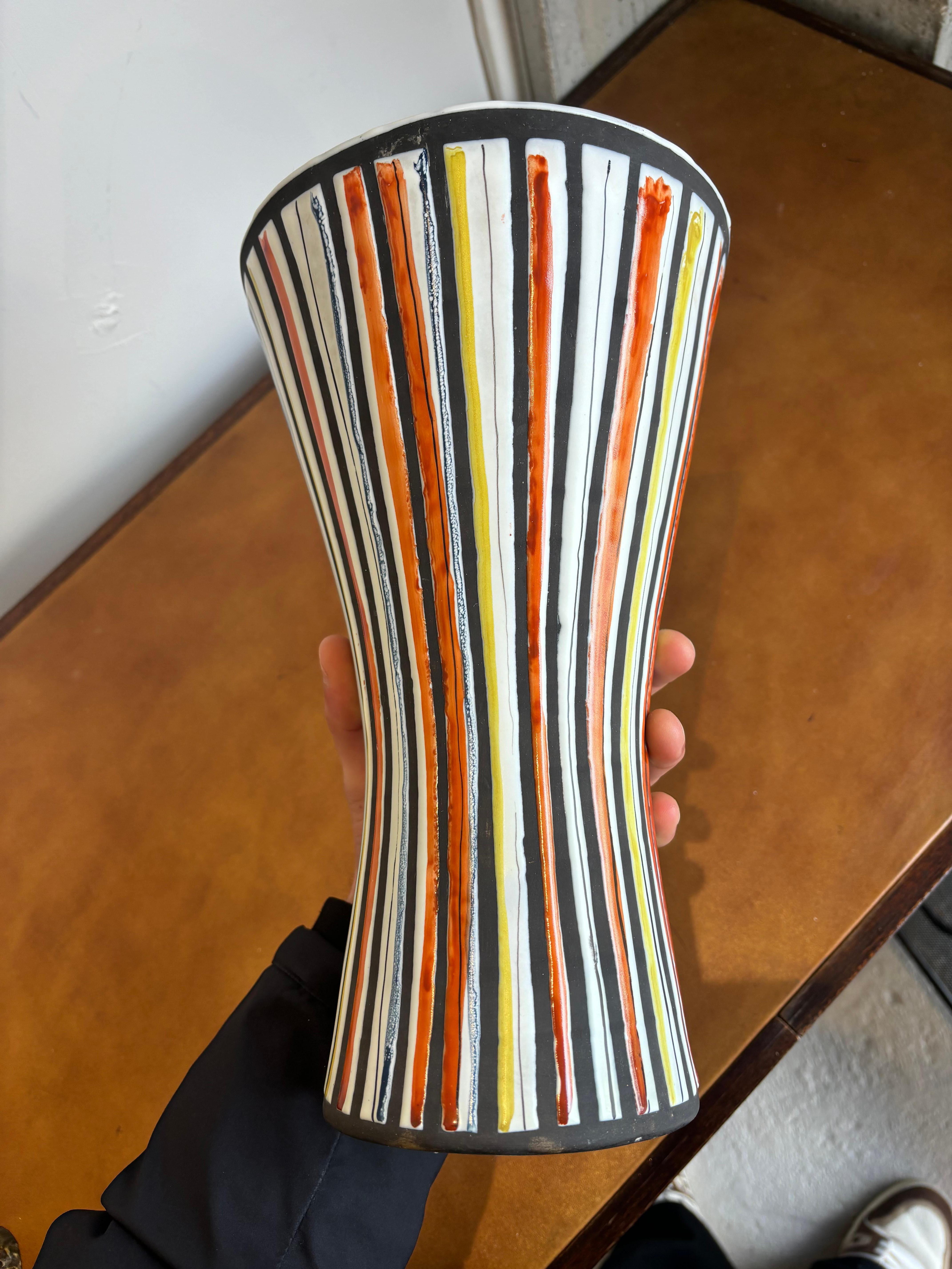 Ceramic Cornet vase by Roger Capron