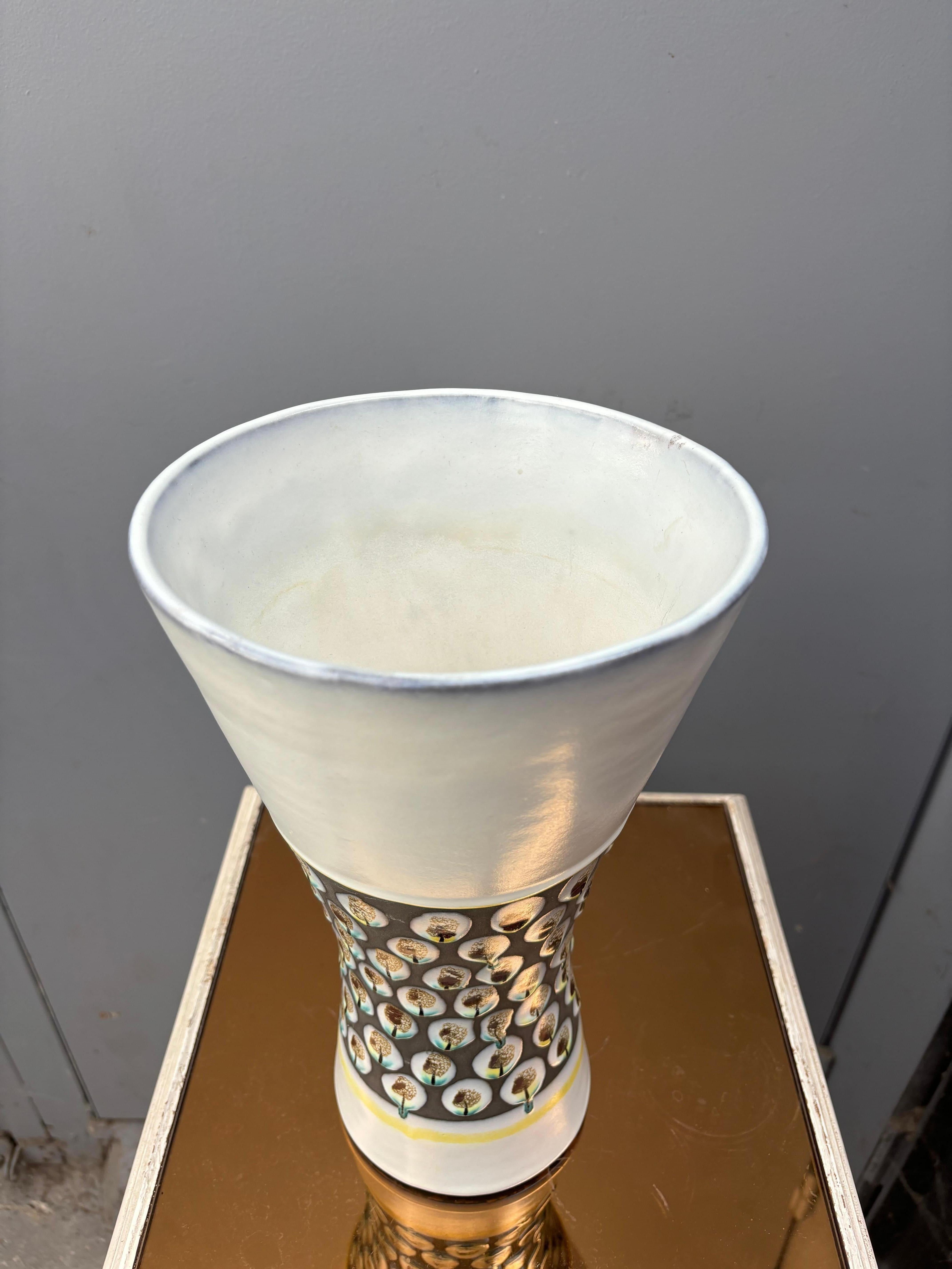 Cornet vase by Roger Capron For Sale 2