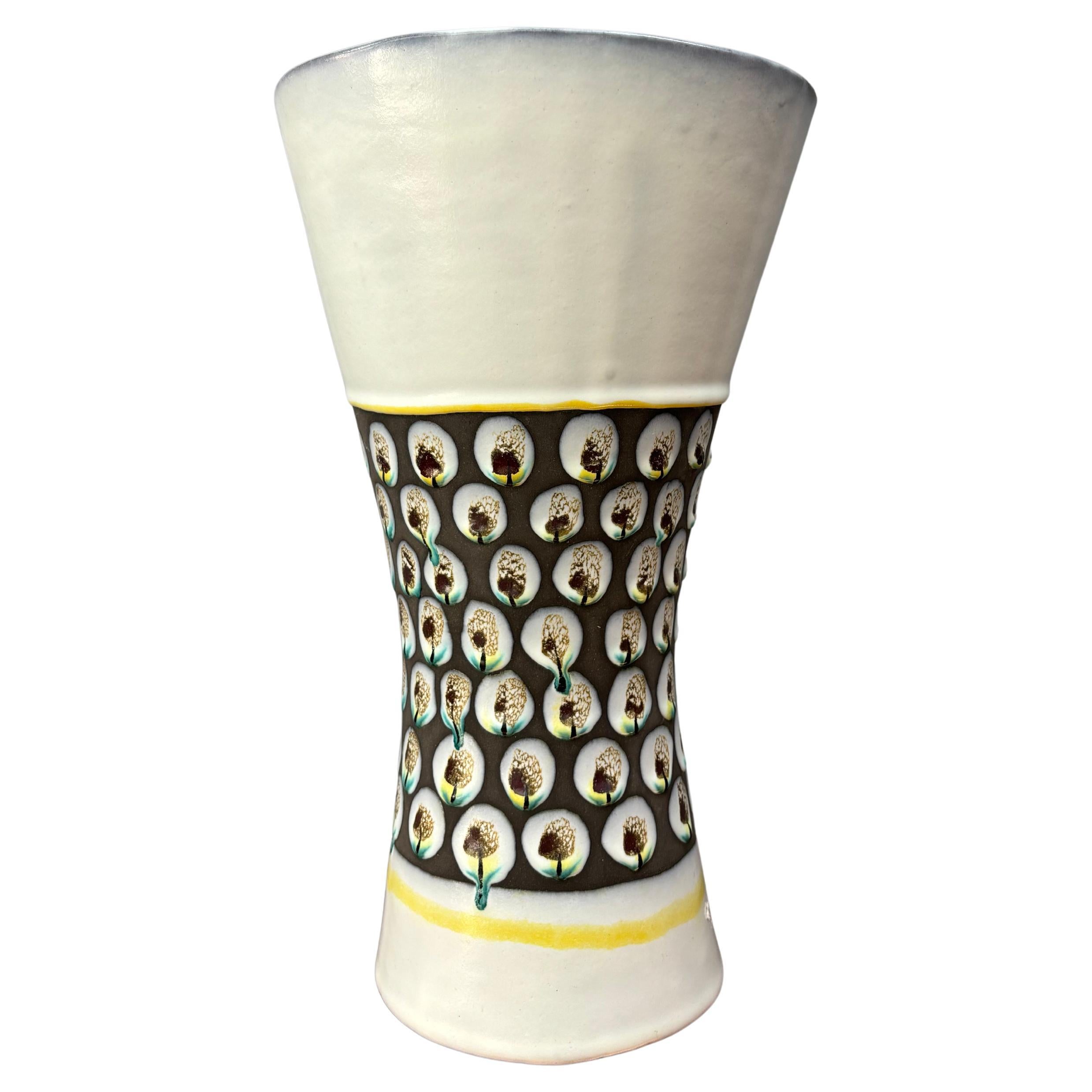 Cornet vase by Roger Capron For Sale