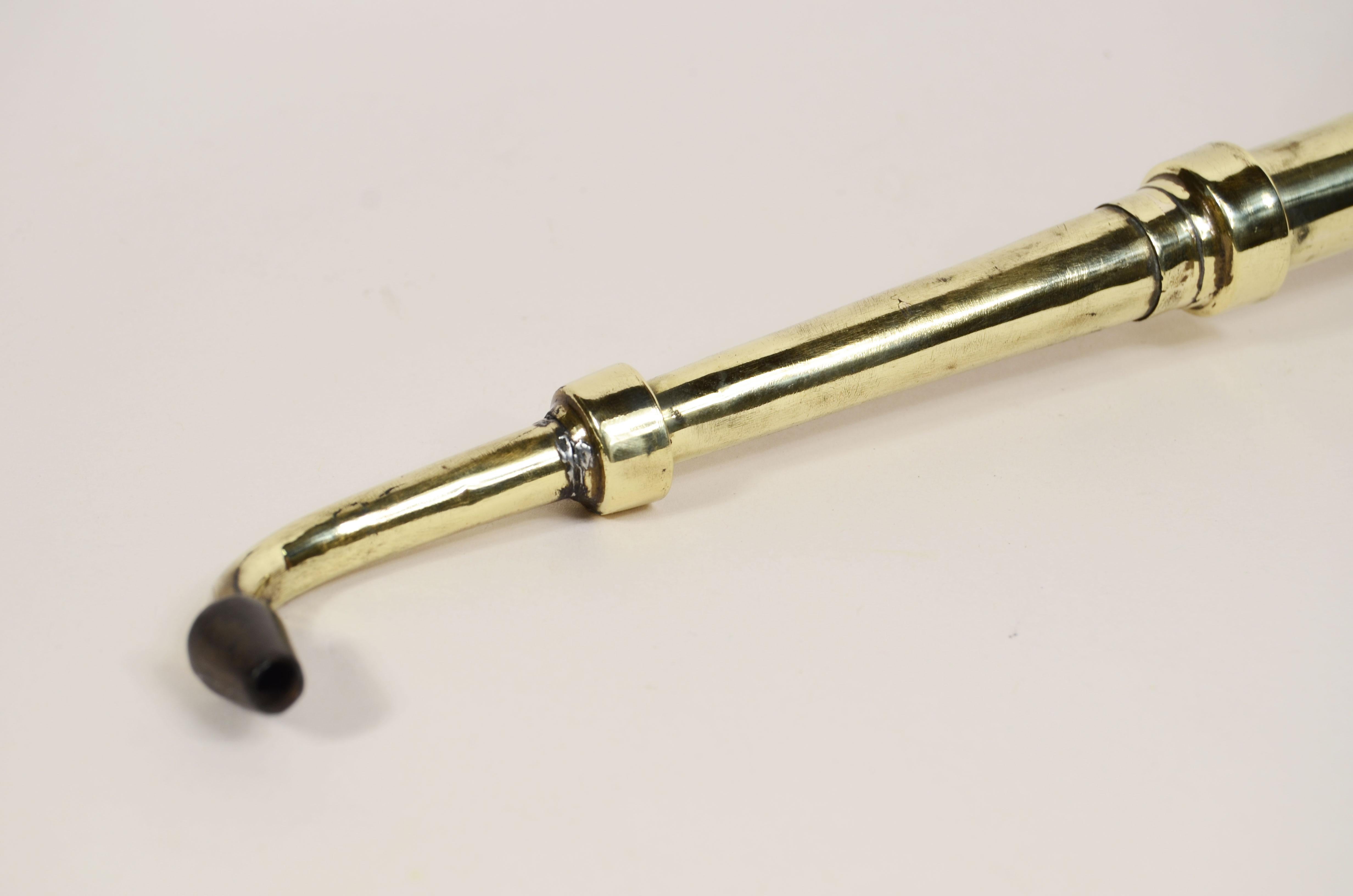 Brass and Bakelite telescopic acoustic cornet England early 1900s In Good Condition For Sale In Milan, IT