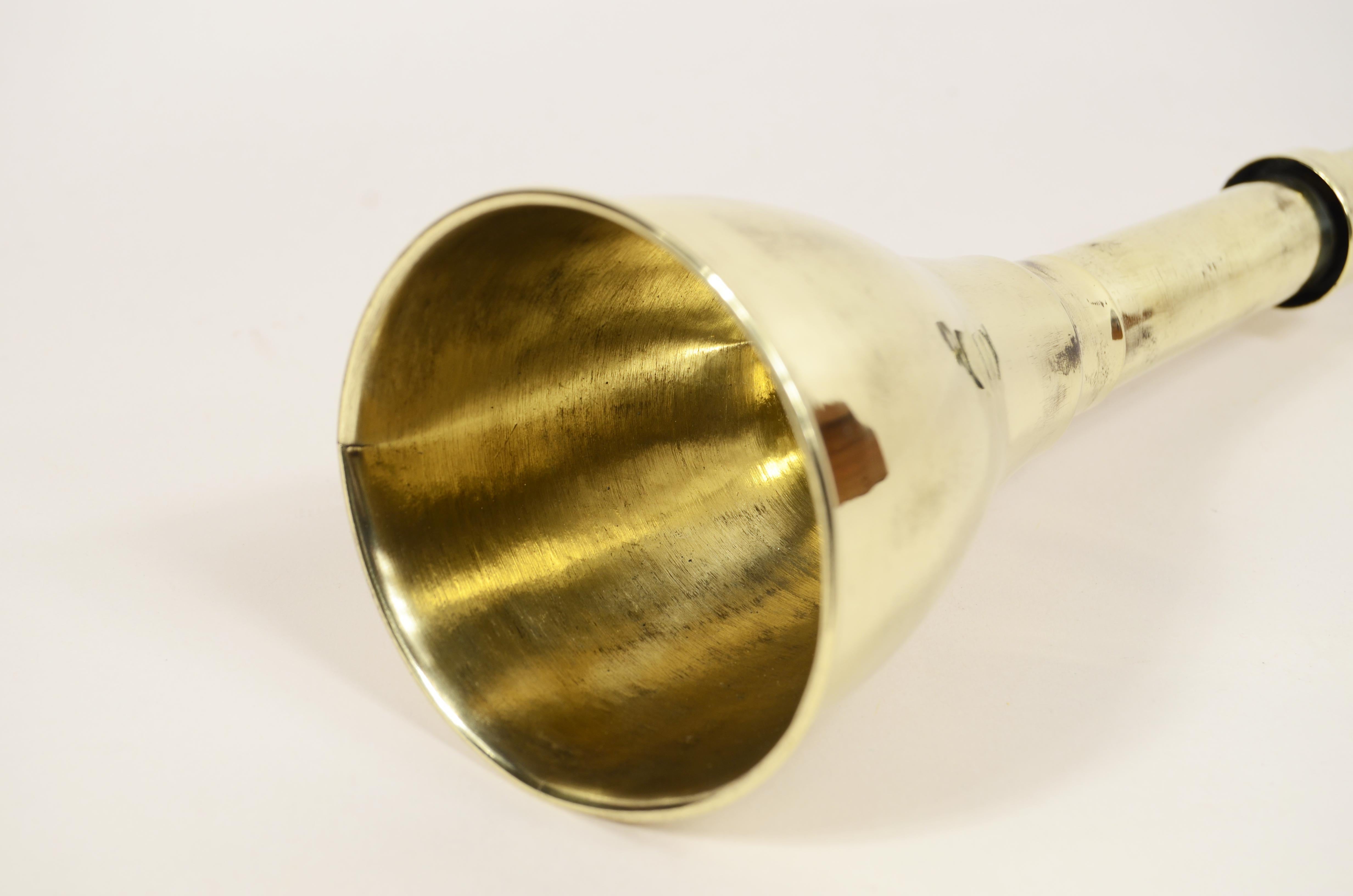 Brass and Bakelite telescopic acoustic cornet England early 1900s For Sale 1