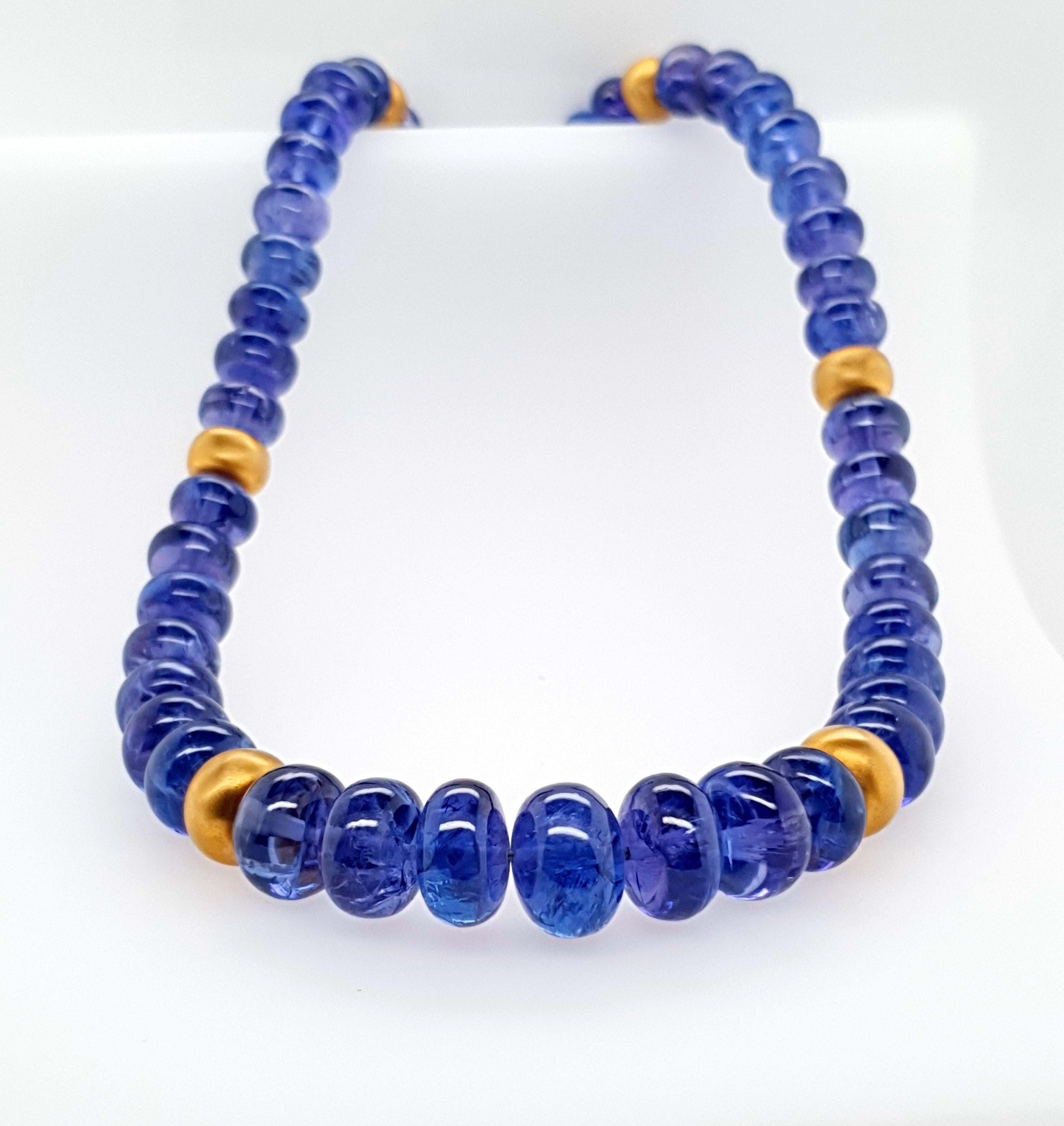 blue and yellow bead necklace