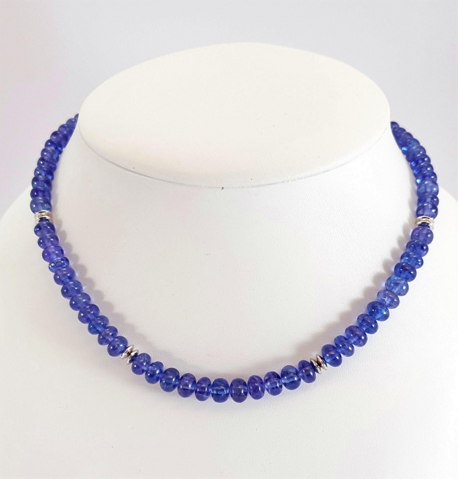 cornflower blue necklace
