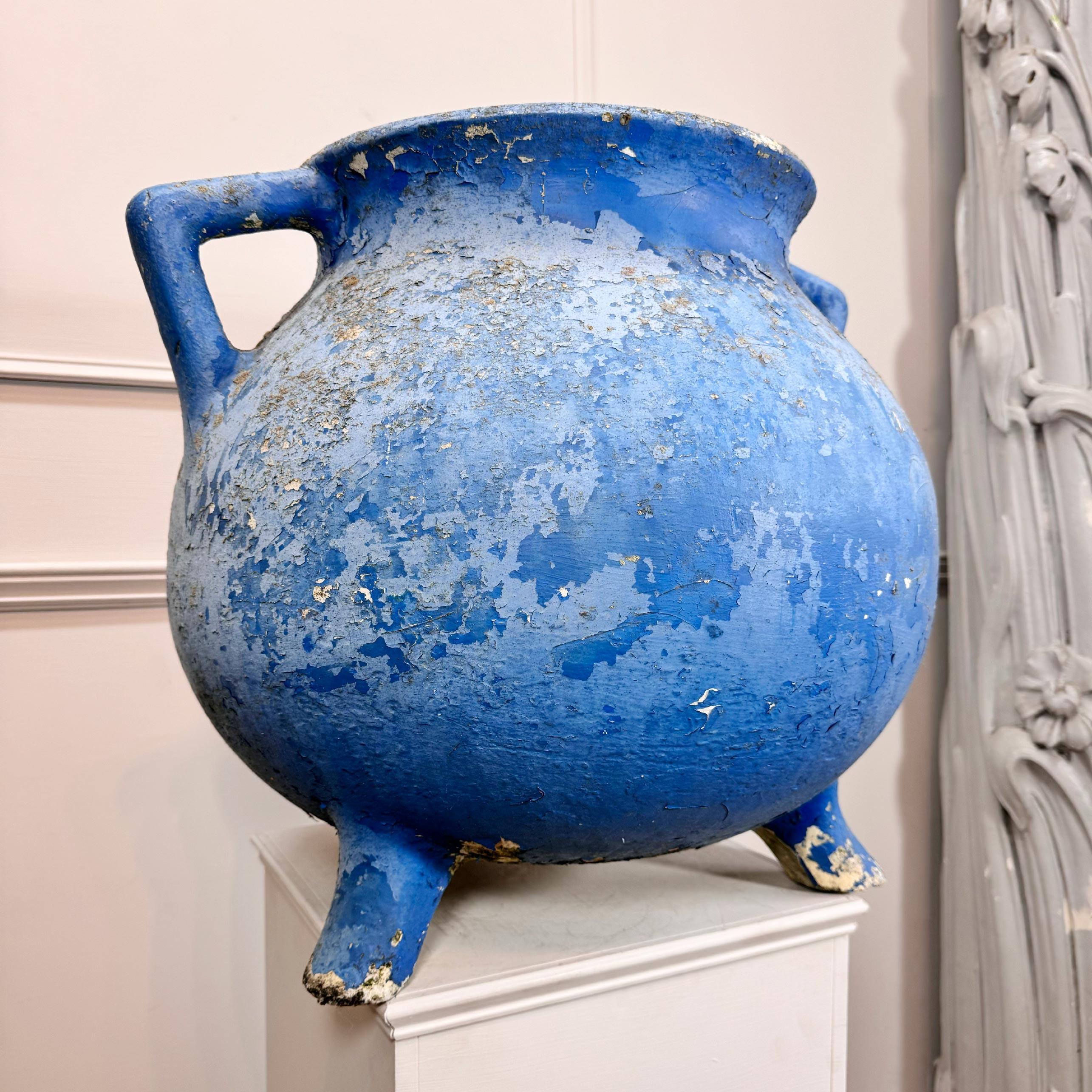 Fioriera Willy Guhl 'Marmite Cauldron' blu fiordaliso In condizioni buone in vendita a Hastings, GB
