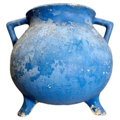 Cornflower Blue Willy Guhl 'Marmite Cauldron' Planter