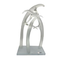 Corni Transparente Kristall-Skulptur