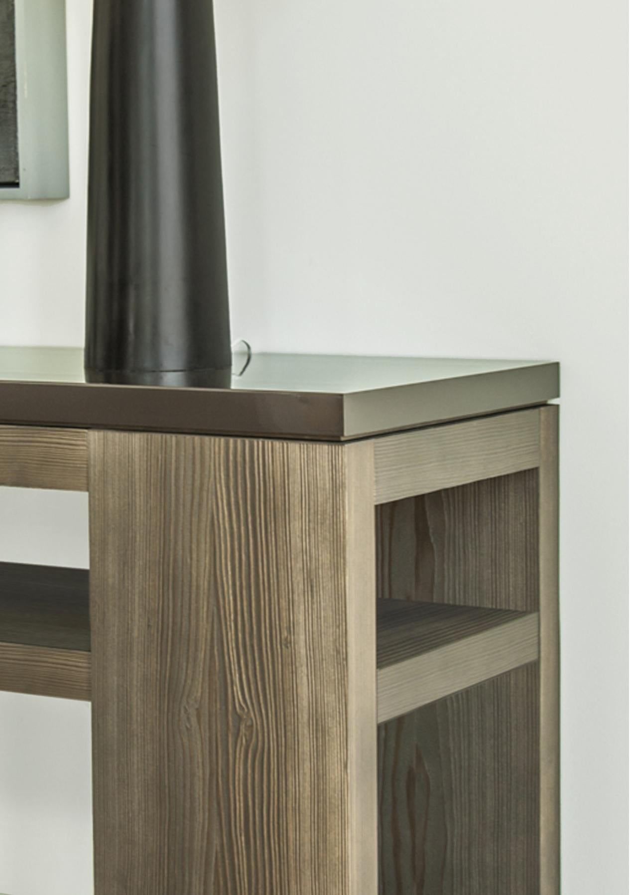 Modern Corniac Console without Shelf by LK Edition For Sale