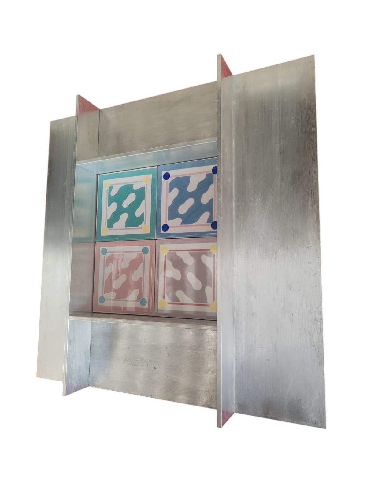 Italian frame with 4 tiles 
