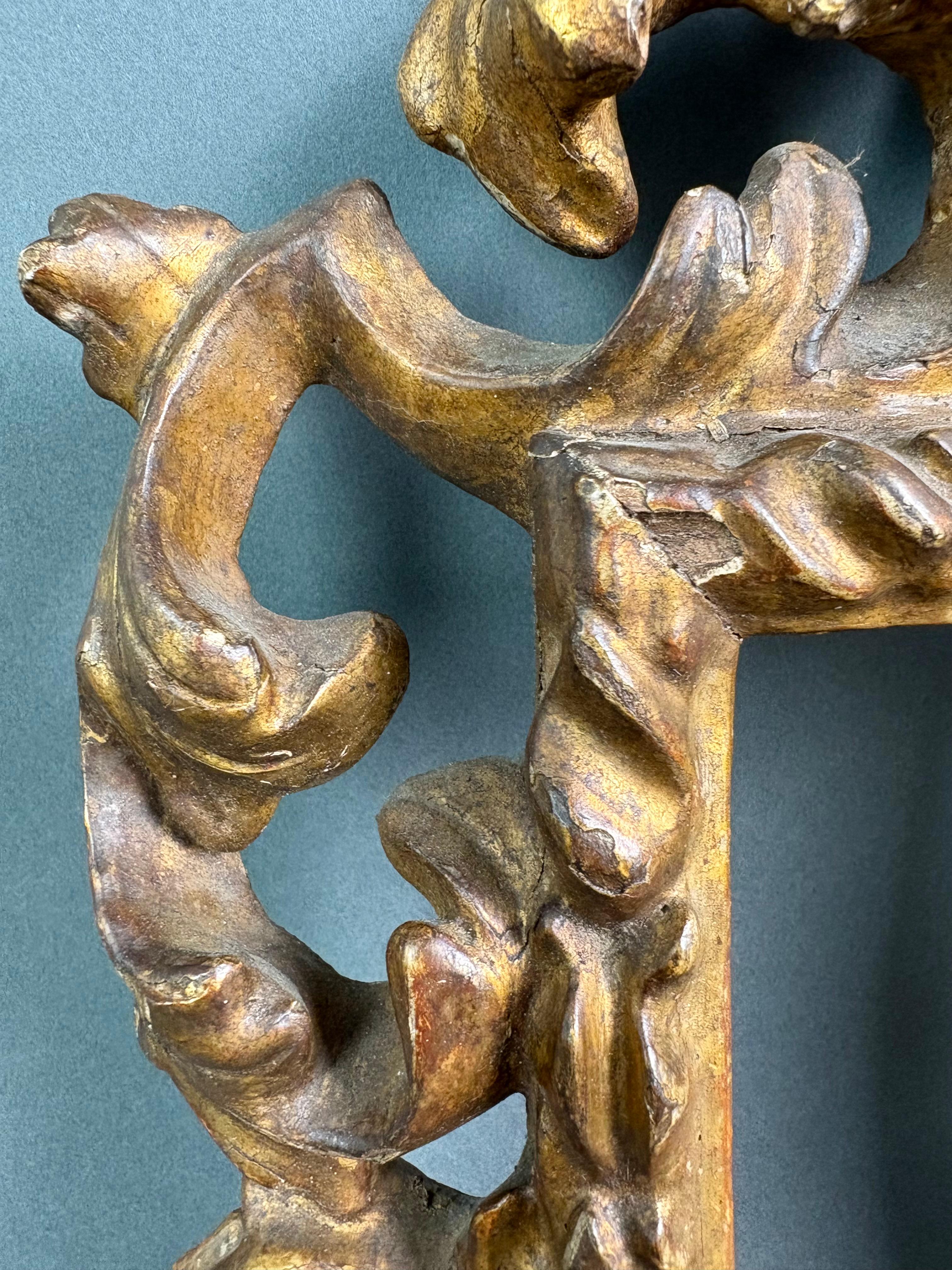 Baroque Cadre de collection baroque en bois doré Emilia 17e siècle en vente