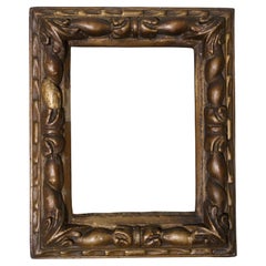 Baroque Sculpted and Gilded Wooden Collection Frame Italy 17th century