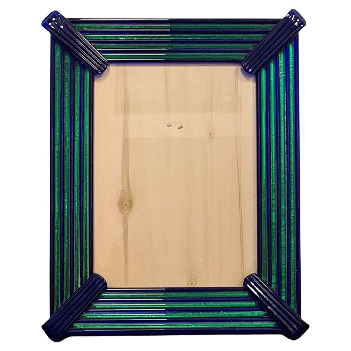 Glass frame by Archimedes Seguso For Sale
