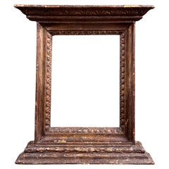 Italian Tabernacle Frame Gilded Wood 18th century