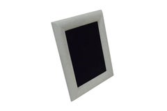 Rectangular portrait frame circa 1970 in emerald green Galuchat