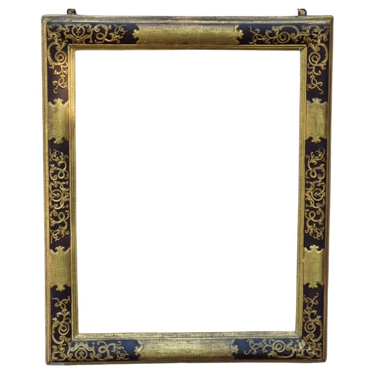 Cornice veneziana Luigi XV laccata e intagliata – XVIII secolo